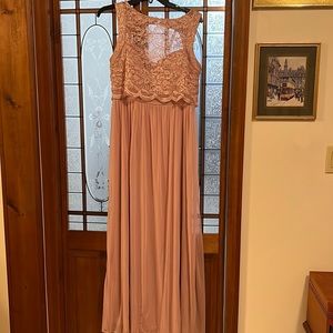 BABY PINK LACE TOP DRESS